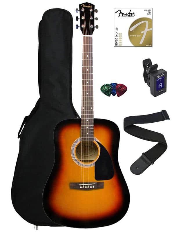 Fender Fa 100 Review The Best Dreadnought Acoustic Guitar