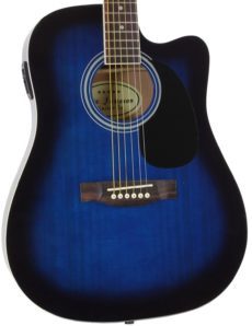 Jameson Guitars Full Size Thinline Acoustic Electric Guitar body